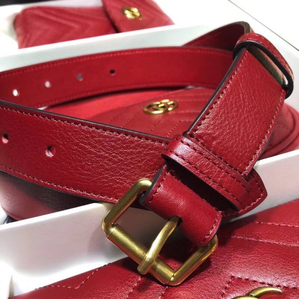 High Quality Gucci GG Marmont Matelasse Belt 524597 Bag Dola Gucci 8867